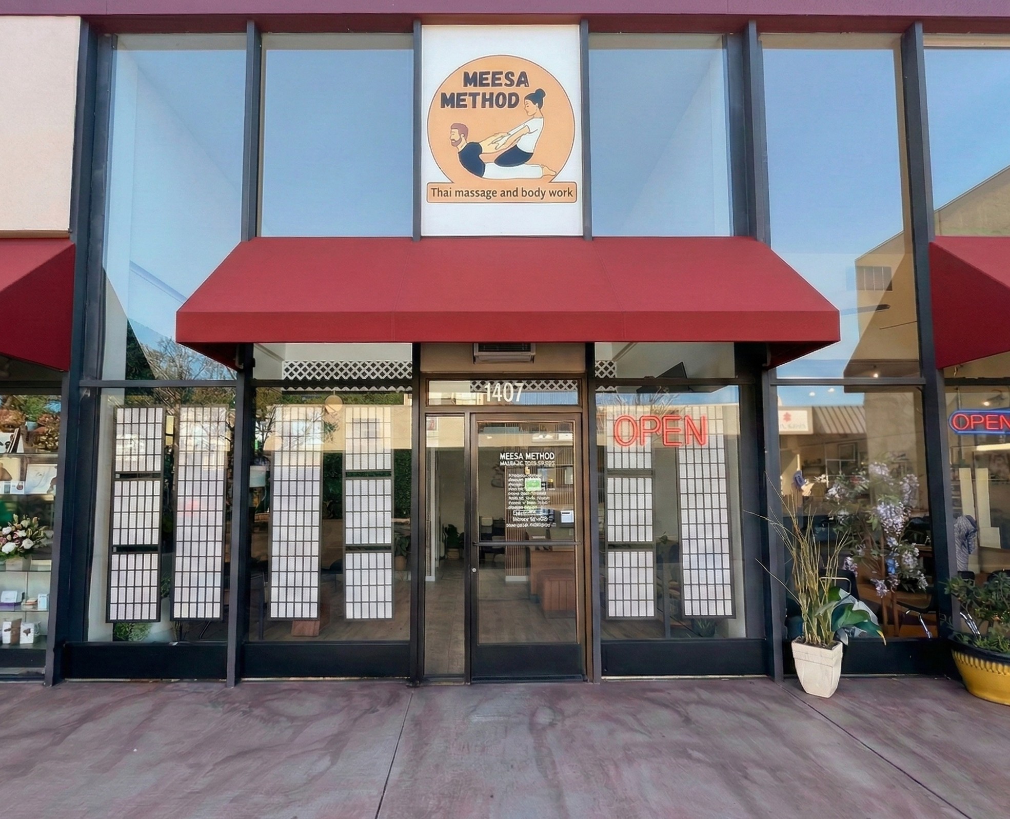 Front of Meesa Method building in San Rafael