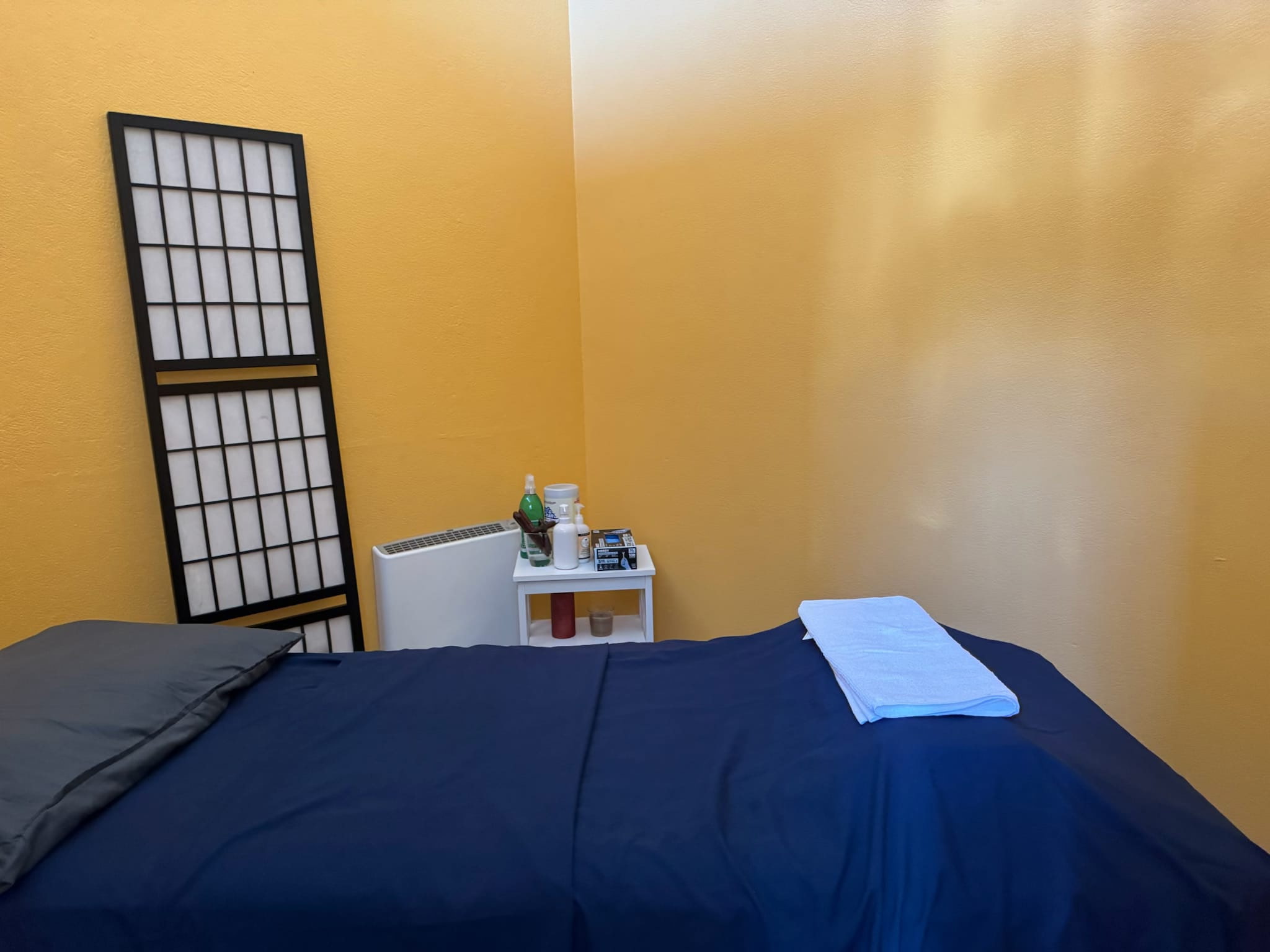 Aromatherapy treatment room at Meesa Method
